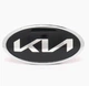 Емблема LinkNexGen Kia New Type (Чорна + Хромовий обід) 170х84 мм (скотч + 3 ніжки) 863201W250 - зображення 2