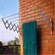 Сушилка для белья настенная складная Laundry 100*70 см металлическая - изображение 6