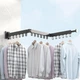 Розкладна вішалка сушарка для одягу Laundry 124 см настінна з алюмінієвого сплаву для балкона, 4 секції - зображення 13