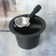 Нок-бокс для кофейных отходов врезной пластик VD Coffee черный 19.4 см - изображение 3