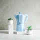 Гейзерная кофеварка Bialei Moka Exclusive 270 мл. 6 чашек Blue Store - изображение 5
