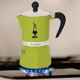 Гейзерная кофеварка Bialei Rainbow Green 270 мл. 6 чашек Store - изображение 8