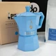 Кофеварка гейзерная для плиты алюминий 3 чашки Bialetti синий - изображение 3