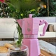 Кофеварка гейзерная для плиты алюминий 6 чашек Bialetti розовый - изображение 7
