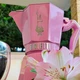 Кофеварка гейзерная для плиты алюминий 6 чашек Bialetti розовый - изображение 8