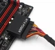Кутовий ATX 24 пін перехідник 90 градусів 24pin "ATX POWER" живлення материнської плати Чорний - зображення 10