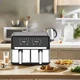 Мультипечь двухкамерная Sokany SK-10041, 3000 Вт, 10 л, кухонный аэрогриль, аэрофритюрница - изображение 3