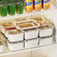 Контейнер для закусок з кришкою і ручками 9 комірок 32×21×7 см (JDT-0846181) - зображення 3