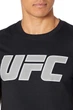 Футболка UFC Logo Stitch T-Shirt Color: Black (01BLK037B) M - изображение 3