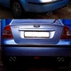 Накладка на задний бампер Ford Focus 2 универсальный цвет черно серебристый - изображение 2