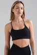 Жіночий Спортивний Топ З Ефектом Push Up Fitness Black S/M (8049588) - изображение 1