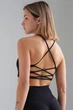Жіночий Спортивний Топ З Ефектом Push Up Fitness Black S/M (8049588) - изображение 2