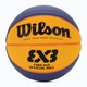 Мяч баскетбольный профессиональный для стритбола Wilson FIBA 3X3 Official Game Ball WTB0533XB №6 Желто-синий - изображение 1