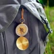 Компас із кришкою і світловою шкалою Copper мідний компас для походів / кемпінгу / туризму, золотистий (99445374) - зображення 5
