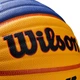 Мяч баскетбольный профессиональный для стритбола Wilson FIBA 3X3 Official Game Ball WTB0533XB №6 Желто-синий - изображение 6