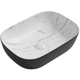 Раковина накладна MIXXUS PREMIUM DIVERSE-0112 MARBLE-BLACK 455х325х135mm (MP6541) - изображение 1