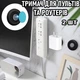 Настенное магнитное крепление - держатель для пультов / роутеров Fix It самоклеящийся органайзер - фиксатор на стену, комплект 2 шт, черный "G" (99204891) - изображение 1