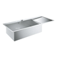 Мийка кухонна Grohe EX Sink K1000 (подвійне крило зліва) (31581SD0) - изображение 1