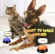 Звуковая кнопка для собак и кошек Pet Button с голосовой командой Малиновый 9×4.5 см - изображение 3