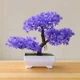 Искусственный бонсай в горшке Lavender Bonsai Сиреневый 26x19 см - изображение 1