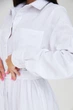 Сукня міді льоновмісна з поясом Wear me XS Білий (14_24_5937) - изображение 2