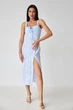 Сарафан міді з розрізом Wear me M Блакитний (16_24_5470) - изображение 1