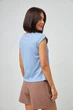Футболка зі спущеним плечем Wear me M Блакитний (18_25_64_11323) - изображение 2