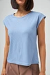 Футболка зі спущеним плечем Wear me M Блакитний (18_25_64_11323) - изображение 3