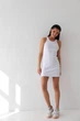 Сукня міні облягаюча з рубчика Wear me S Білий (14_24_5782) - изображение 3