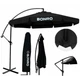 Парасоля садова з нахилом чорна Bonro B-7218 3м 6 спиць - зображення 1