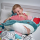 Большая мягкая плюшевая игрушка Акула IKEA BLÅHAJ BLAHAJ 100 см детская синяя игрушка 303.735.88 - изображение 5