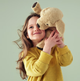 Большая мягкая плюшевая игрушка Золотистий Ретривер IKEA GOSIG GOLDEN 40 см детская игрушка собака 001.327.98 - изображение 4
