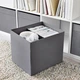Оксамитова коробка для зберігання речей IKEA DRÖNA DRONA 33x38x33 см сірий органайзер для одягу білизни іграшок - зображення 3