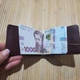 Мужской зажим для денег Коричневий 1002 с замочком - изображение 3