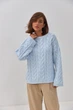 Світло в'язка з косами Wear me M/L Синій (3_24_9949) - зображення 1