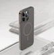 Чехол для iPhone 15 с магнитом MagSafe Vokamo Glacier Черный Матовый - изображение 3