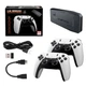 Игровая консоль Game Stick M8 Pro 4K с двумя джойстиками 2.4G Wireless Черно-белая (127-14-16188) - изображение 1