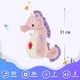 Ночник Морской конек проектор звездного неба dream мягкая игрушка с музыкой Led подсветка 7 цветов - изображение 9