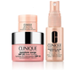 Набір для догляду за обличчям Clinique Крем Moisture Surge SPF 25 Sheer Hydrator зволожувальний 30 мл + Спрей для обличчя Moisture Surge 50 мл + Крем для шкіри навколо очей All About Eyes 5 мл + Косметичка (0192333236697) - зображення 2