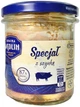 Тушенка мясная Kraina Wedlin с ветчиной 87% мяса SPECJAŁ Z SZYNKA 300 г - изображение 1