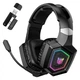 Беспроводная игровая гарнитура Onikuma GT806 с микрофоном | 2.4G/Bluetooth 5.4/Type-C, 7.1, RGB, 60ч - изображение 1
