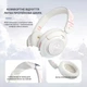 Бездротові навушники Headset EL-GT1s з мікрофоном і ANC, Bluetooth 5.4 для телефону, ПК, планшета White - зображення 5