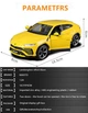 Модель автомобіля Lamborghini Urus Maisto 1:24 — металева колекційна машинка з відкривними дверима та гумовими колесами - зображення 6