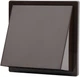 Вытяжной колпак с обратным клапаном AirRoxy 125 brown пластик коричневый 02-502BR - изображение 1
