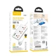 Удлинитель сетевой HOCO AC8A Storm 3-position socket 3USB 1Type-C 30вт белый - изображение 5
