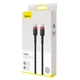 Кабель BASEUS Type-C to Type-C Cafule 2 метра 100W (20V 5A) (CATKLF-AL91) - изображение 5