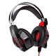 Наушники HOCO gaming Cool tour headphones LED W102 черно красные - изображение 1