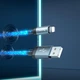 Кабель с RGB подсветкой Hoco U112 Shine USB to Lightning - изображение 7