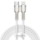 Кабель металлические штекеры BASEUS Type-C to Lightning Metal Data Cable 2м (CATLJK-B02) - изображение 2