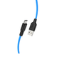 Кабель силіконовий HOCO X21 Plus MicroUSB Silicone 1 метр блакитний - зображення 3